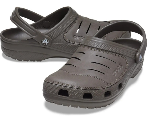 Стильные мужские клоги Crocs сабо 1159785289 (Коричневый, 45-46)