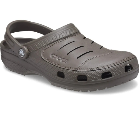 Стильные мужские клоги Crocs сабо 1159785289 (Коричневый, 45-46)