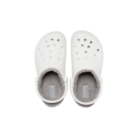 Мужские утепленные клоги Crocs сабо с мехом 45-46 (m11 US) 30 см Белый 1159826346