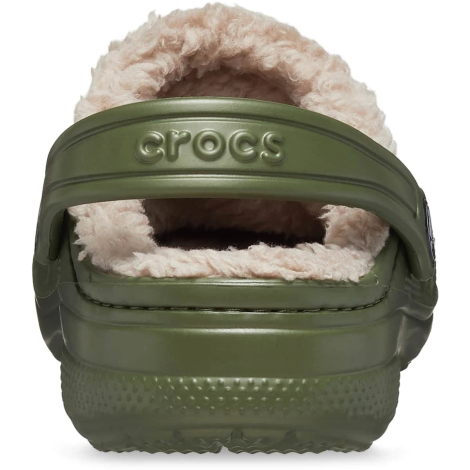 Утепленные клоги Crocs сабо с мехом 46-47 (12 US) 30 см Зеленый 1159836884