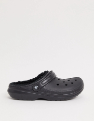 Классические мужские утепленные клоги Crocs сабо 1159784144 (Черный, 48-49)