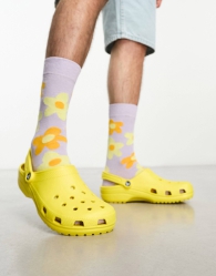 Удобные мужские клоги Crocs сабо 1159799513 (Желтый, 43-44)