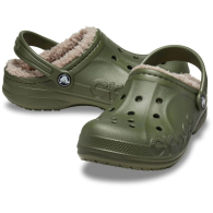 Утепленные клоги Crocs сабо с мехом 46-47 (12 US) 30 см Зеленый 1159836884