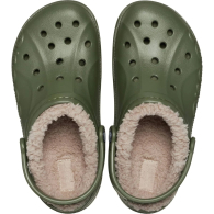 Утепленные клоги Crocs сабо с мехом 46-47 (12 US) 30 см Зеленый 1159836884