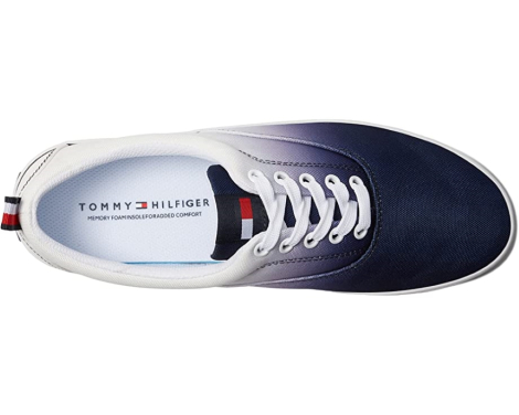 Мужские кеды Tommy Hilfiger с градиентом 1159768250 (Белый/синий, 47)