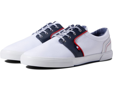 Мужские кеды Tommy Hilfiger с логотипом 1159771515 (Белый/Синий, 43)