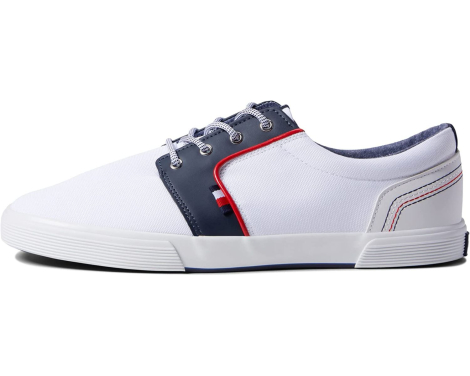 Мужские кеды Tommy Hilfiger с логотипом 1159771515 (Белый/Синий, 43)