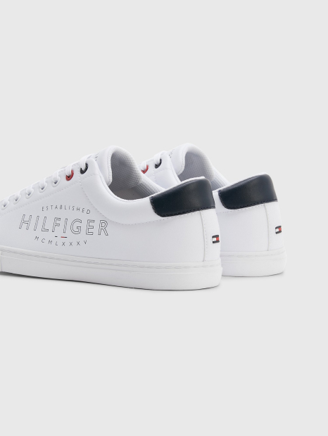 Мужские кеды Tommy Hilfiger с логотипом 1159786521 (Белый, 46)