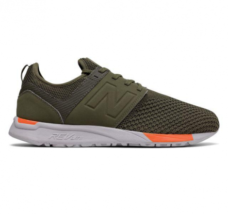 Кросівки New Balance 247 чоловічі зелений хакі EUR 43 44 шнурки Нью Беланс США 43