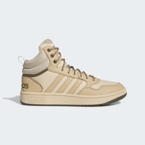 Высокие кроссовки Hoops 3.0 Mid Adidas 1159796238 (Бежевый, 49)