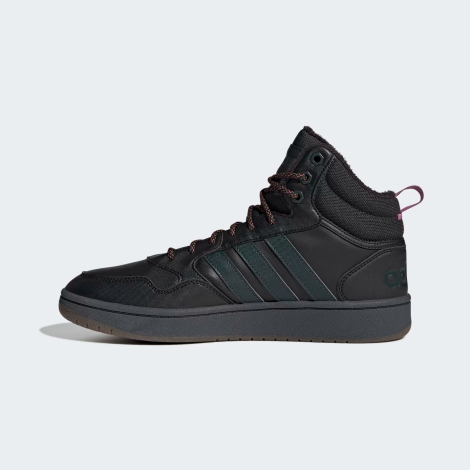 Високі кросівки Hoops 3.0 Mid Adidas 1159796973 (Чорний, 43)