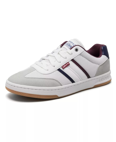 Мужские Levi's кроссовки 46,5 (12 US) 30 см Молочный 1159827738