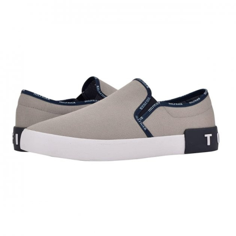 Мужские слипоны Tommy Hilfiger мокасины 1159771203 (Серый, 45)