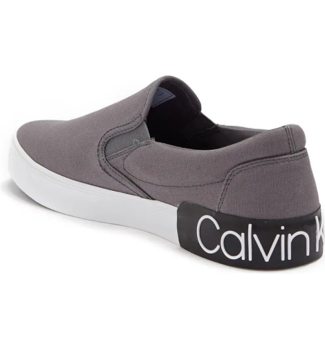 Мужские слипоны Calvin Klein мокасины 1159779813 (Серый, 44)