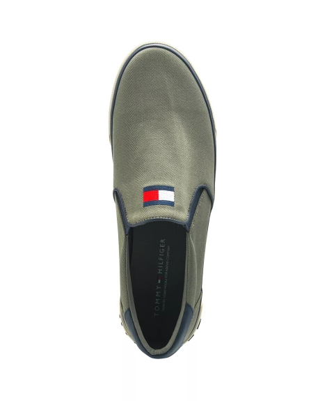 Мужские слипоны Tommy Hilfiger мокасины 1159795322 (Зеленый, 45,5)