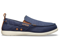 Мужские мокасины Crocs слипоны летние туфли 1159781733 (Синий, 45-46)