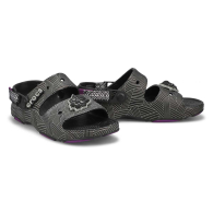Фирменные сандалии Crocs с принтом в стиле Black Panther 1159783406 (Черный, 46-47)