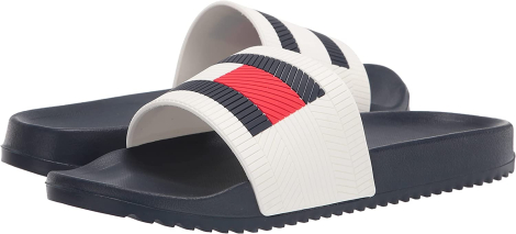 Шлепанцы мужские Tommy Hilfiger с логотипом 1159770455 (Синий/Белый, 45-46)