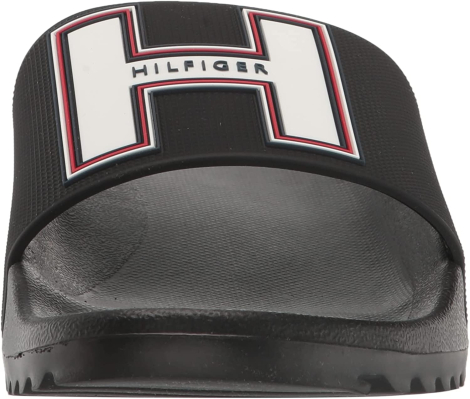 Шлепанцы мужские Tommy Hilfiger с логотипом 1159772400 (Черный, 43)