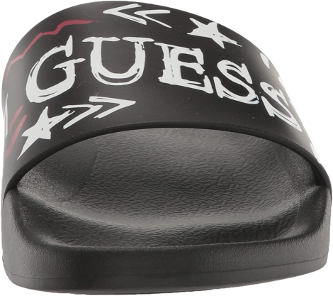 Мужские шлепанцы Guess с логотипом 1159780432 (Черный, 46)