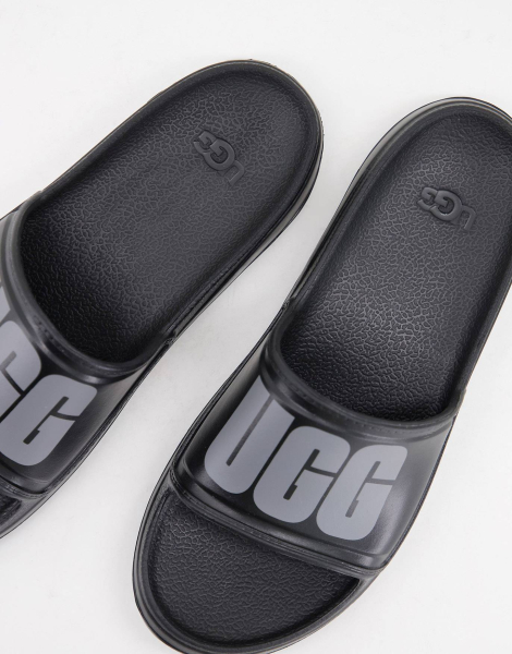 Шльопанці чоловічі UGG з логотипом оригінал