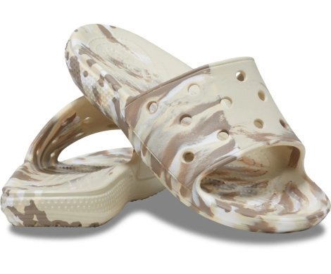 Чоловічі шльопанці Crocs Marbled Slide оригінал m10/w12, 28, 43-44