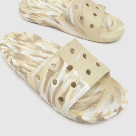 Чоловічі шльопанці Crocs Marbled Slide оригінал m10/w12, 28, 43-44