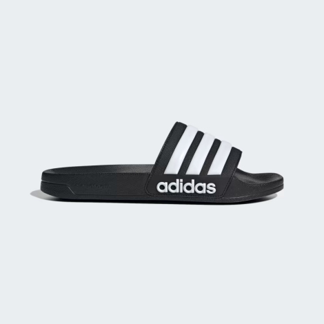 Легкие шлепанцы Adilette Shower от Adidas с фирменными полосками 46 (11 US) 29,5 см Черный 1159818372