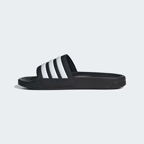 Легкие шлепанцы Adilette Shower от Adidas с фирменными полосками 46 (11 US) 29,5 см Черный 1159818372