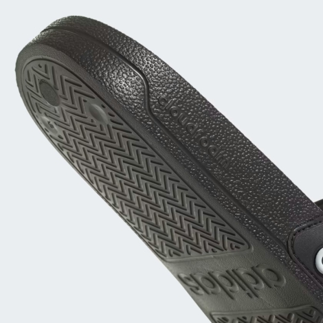 Легкие шлепанцы Adilette Shower от Adidas с фирменными полосками 46 (11 US) 29,5 см Черный 1159818372