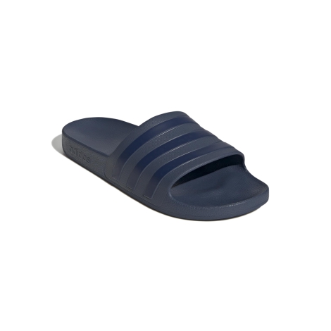 Легкие шлепанцы Adilette Aqua от Adidas с фирменными полосками 48 1/2 (13 US) 30,5 см Синий 1159821135