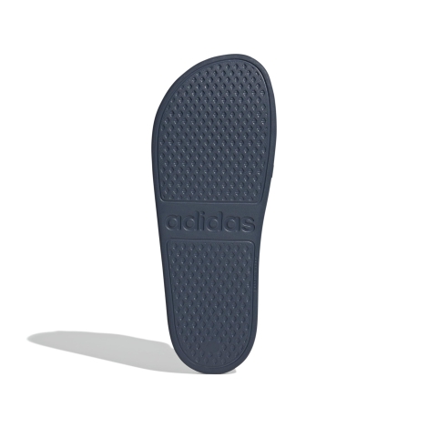 Легкие шлепанцы Adilette Aqua от Adidas с фирменными полосками 48 1/2 (13 US) 30,5 см Синий 1159821135