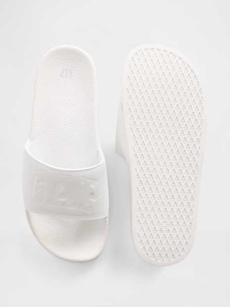 Мужские шлепанцы GAP 43-44 (10-11 US) 28 см Белый 1159836825