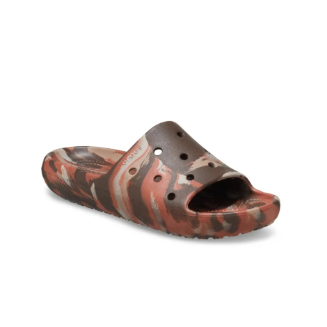 Мужские шлепанцы Crocs CLASSIC MARBLED SLIDE 45-46 (m11 US) 29,5 см Коричневый 1159836992