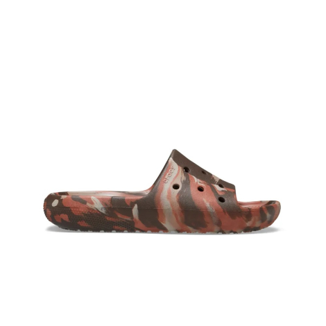 Мужские шлепанцы Crocs CLASSIC MARBLED SLIDE 45-46 (m11 US) 29,5 см Коричневый 1159836992