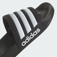 Легкие шлепанцы Adilette Shower от Adidas с фирменными полосками 46 (11 US) 29,5 см Черный 1159818372