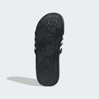 Легкие шлепанцы Adissage Slides Adidas с фирменным логотипом на липучке 50 (14 US) 32 см Черный 1159821731