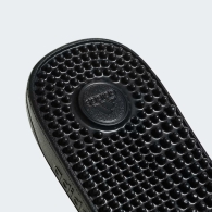 Легкие шлепанцы Adissage Slides Adidas с фирменным логотипом на липучке 50 (14 US) 32 см Черный 1159821731