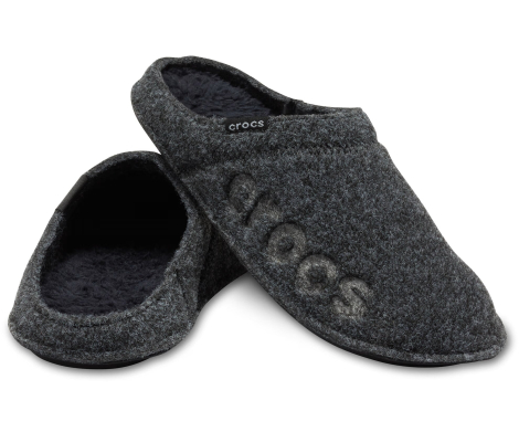 Мягкие и теплые домашние тапки Crocs 1159768933 (Темно-серый, 41-42)