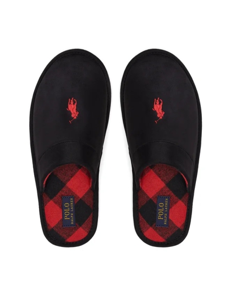 Чоловічі капці Polo Ralph Lauren Microsuede Scuff Slippers 1159813961 (Чорний, 42)