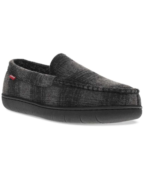 Мужские тапочки Fields Levi's на меху 42,5-43,5 (9,5-10,5 US) 29 см Серый 1159827777