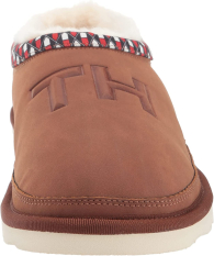 Мужские теплые тапочки Tommy Hilfiger тапки с мехом 1159770461 (Коричневый, 41)