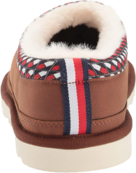 Мужские теплые тапочки Tommy Hilfiger тапки с мехом 1159770461 (Коричневый, 41)