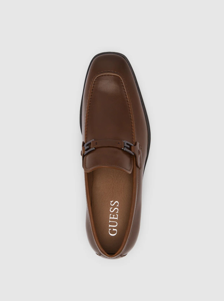 Мужские лоферы GUESS с пряжкой 45 (12 US) 31 см Коричневый 1159834738