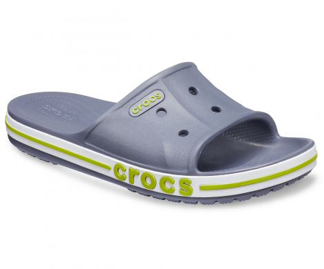 Шльопанці чоловічі Crocs сірі сланці Crocband Slide 42-43