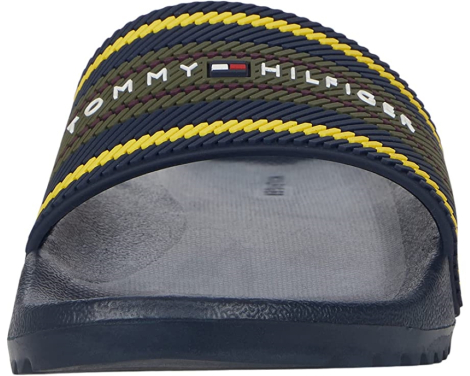 Шлепанцы мужские Tommy Hilfiger с логотипом 1159764942 (Синий, 46)