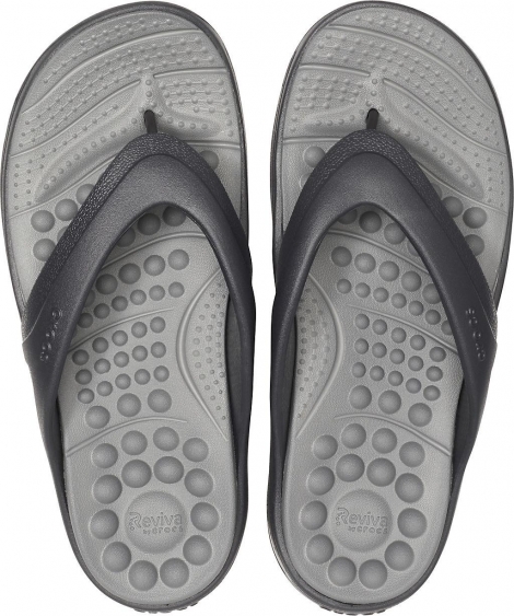 Черные мужские вьетнамки Crocs Reviva art751700 (размер EUR 48-49)