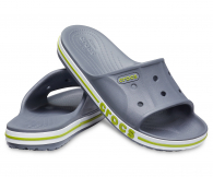 Шльопанці чоловічі Crocs сірі сланці Crocband Slide 42-43