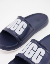 Шлепанцы мужские UGG с логотипом 1159767752 (Синий, 41)