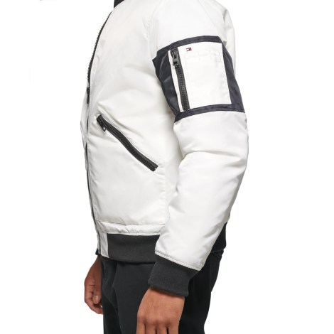 Мужская куртка Tommy Hilfiger бомбер 1159835029 (Белый XXL)